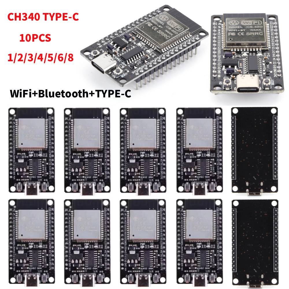 Esp8266 Nodemcu Board - ESP32 WROOM-32 Макетная плата TYPE-C Micro
