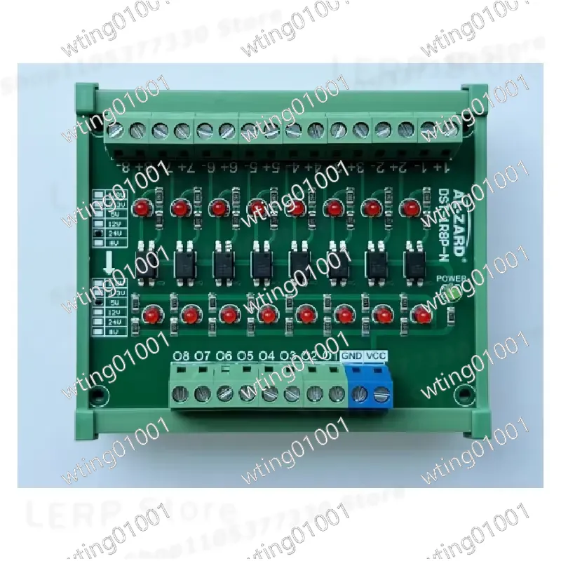 Level Shifter 3.3V - 8-канальная плата оптоизоляции, модуль преобразования уровня