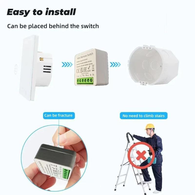 Умный мини-выключатель RF 433  – обзор и цена Diy Home Automation Controller