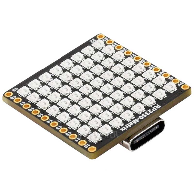 Плата разработки матрицы RP235 – обзор и цена Rgb Led Matrix 8X8